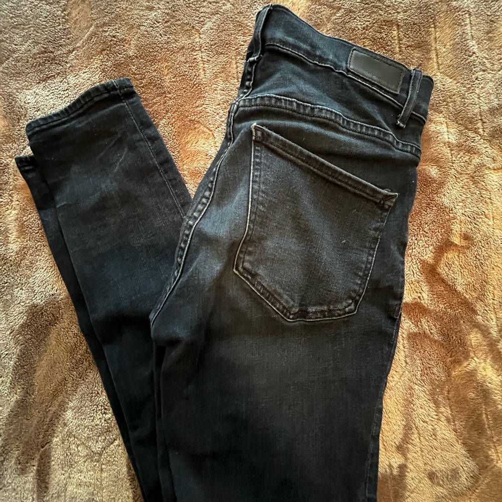 Express high-rise super skinny jeans